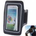 Elegante Gimnasio brazalete deportivo Funda Brazo Soporte para la correa para Samsung Galaxy S3 i9300, S4 i9500/i9505 (Negro)
